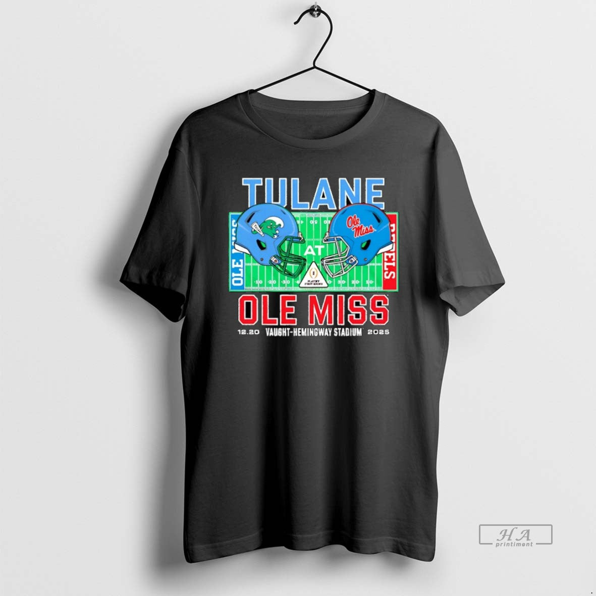 Official Tulane Vs Ole Miss 2025 College Football Playoff Head Head T-Shirts, Hoodie, Sweatshirt - T-Shirt, Sweatshirt, Hoodie