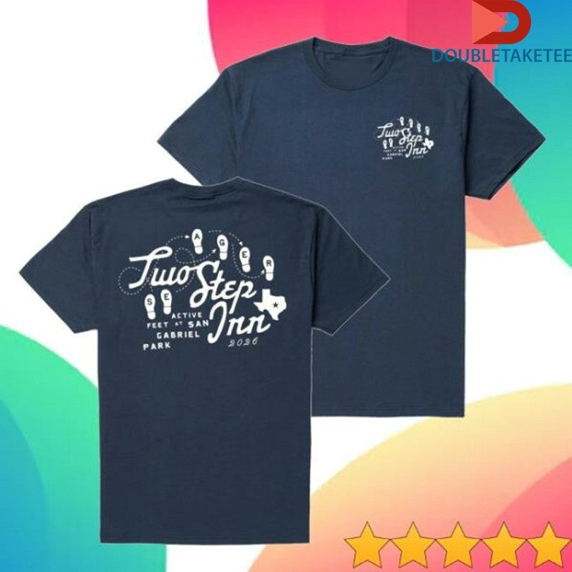 Two Step Inn X Seager Active Feet San Gabriel Park 2026 T-shirts Unisex T-shirt, Sweatshirt, Hoodie, Long Sleeve Tee - T-Shirt, Sweatshirt, Hoodie
