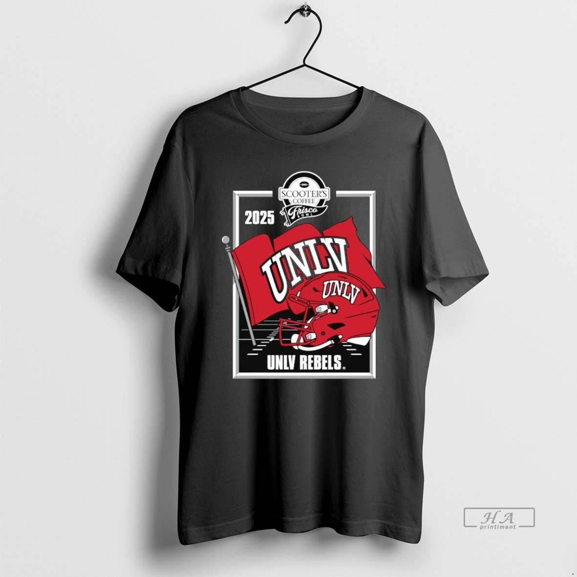 Official Unlv Rebels 2025 Frisco Bowl Helmet T-Shirts, Hoodie, Sweatshirt - T-Shirt, Sweatshirt, Hoodie