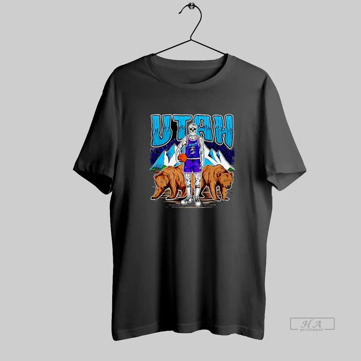 Official Utah Skeleton Basketball Player Bears Nba Fan T-Shirts, Hoodie, Sweatshirt - T-Shirt, Sweatshirt, Hoodie