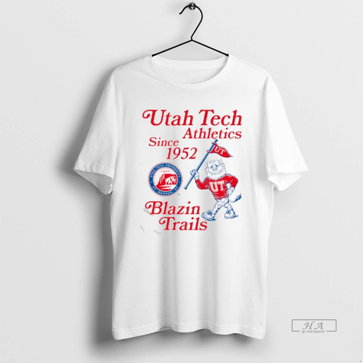 Official Utah Tech Athletics Since 1952 Blazin Trails T-Shirts, Hoodie, Sweatshirt - T-Shirt, Sweatshirt, Hoodie