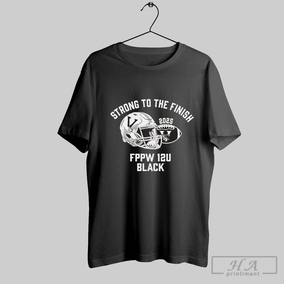 Official Vandegrift Vipers Strong Finish Four Points Helmet Fppw 12u Black T-Shirts, Hoodie, Sweatshirt - T-Shirt, Sweatshirt, Hoodie