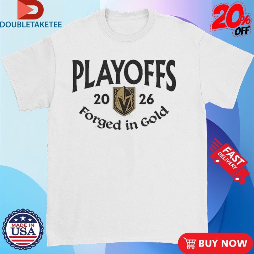 Vegas Golden Knights 2026 Playoffs Forged In Gold Shirts Unisex T-shirt, Sweatshirt, Hoodie, Long Sleeve Tee - T-Shirt, Sweatshirt, Hoodie