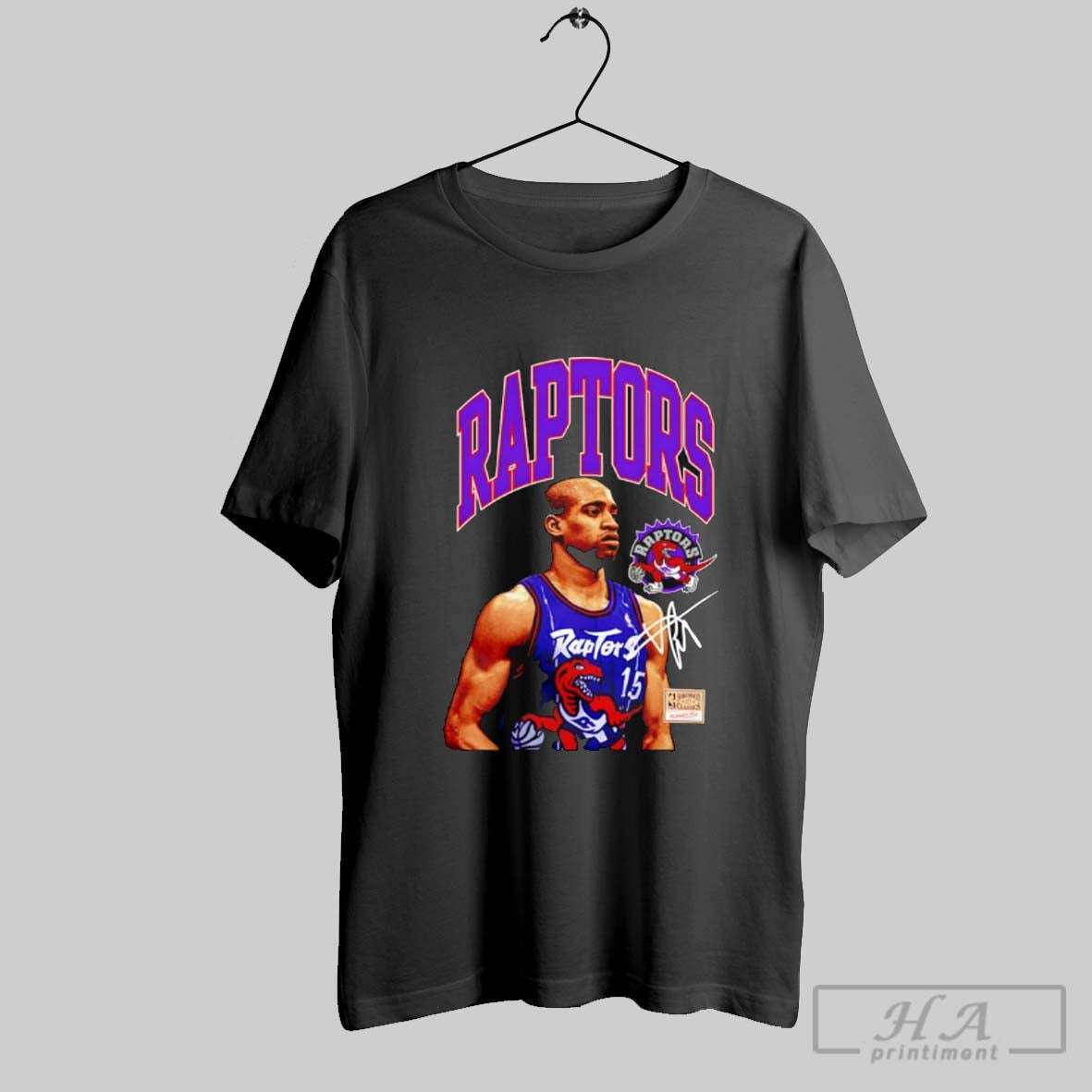 Official Vince Carter Toronto Raptors Mitchell Ness Hardwood Classics Player Arch Signature T-Shirts, Hoodie, Sweatshirt - T-Shirt, Sweatshirt, Hoodie