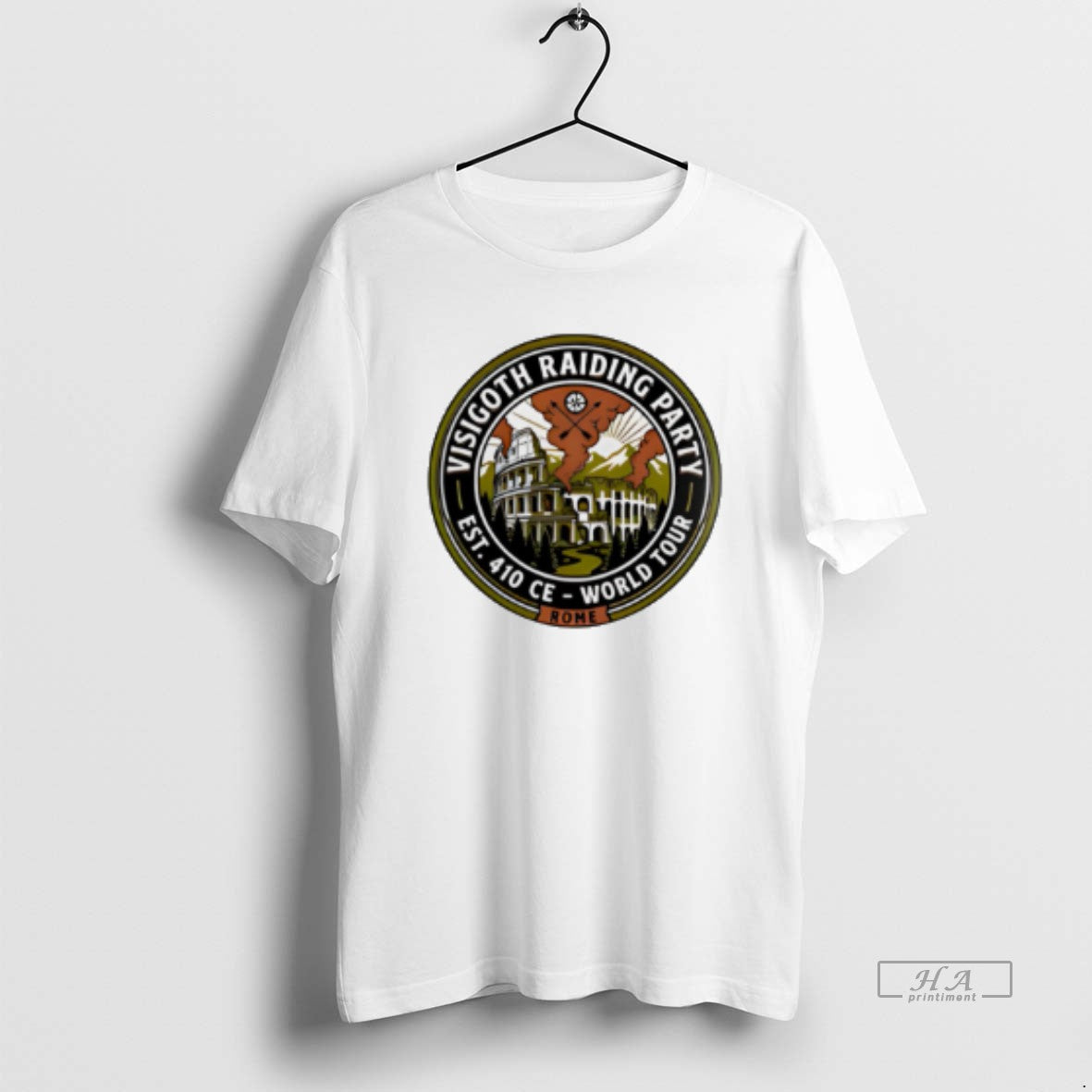 Official Visigoth Raiding Party Sack Rome Est 410 Ce World Tour Colosseum Logo T-Shirts, Hoodie, Sweatshirt - T-Shirt, Sweatshirt, Hoodie