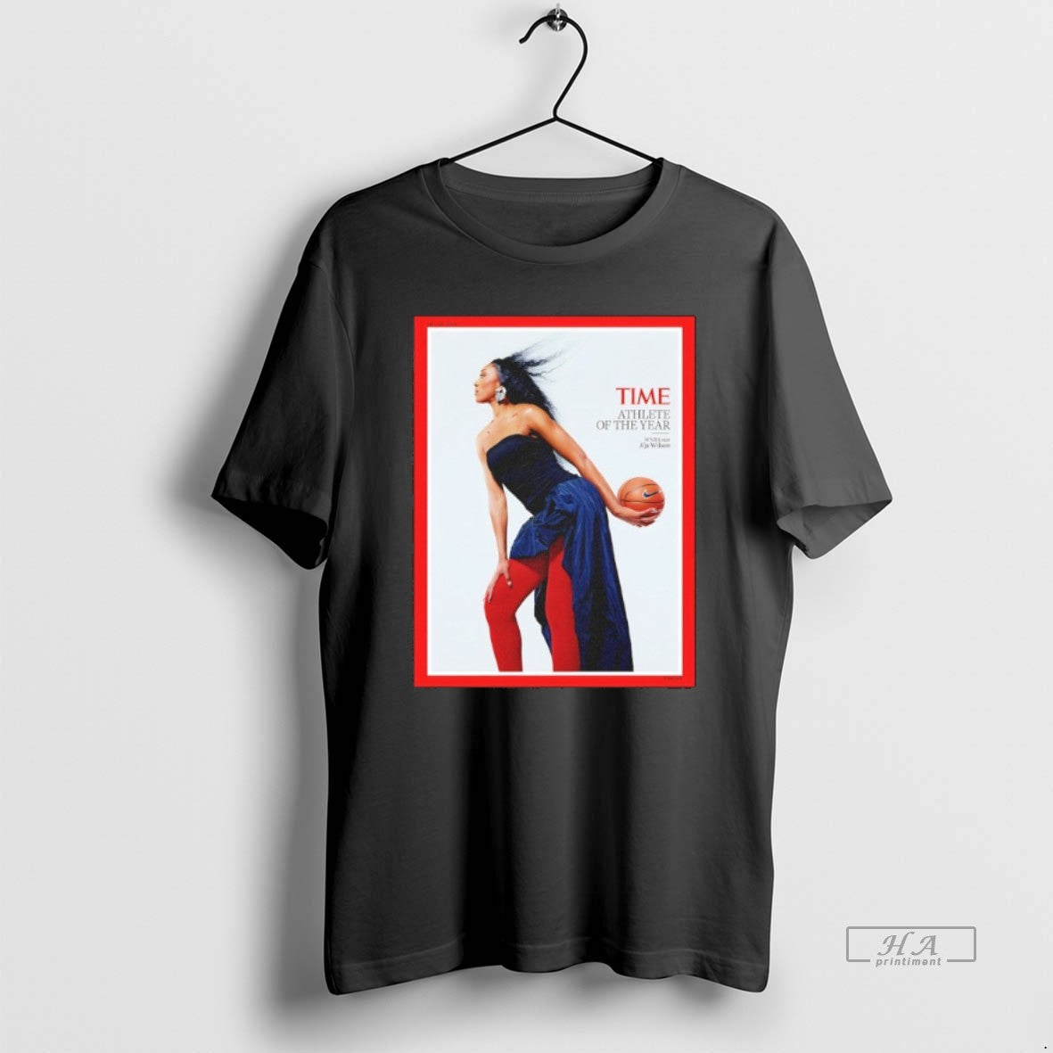 Official Wnba Star Aja Wilson Is Time Athlete Year T-Shirts, Hoodie, Sweatshirt - T-Shirt, Sweatshirt, Hoodie