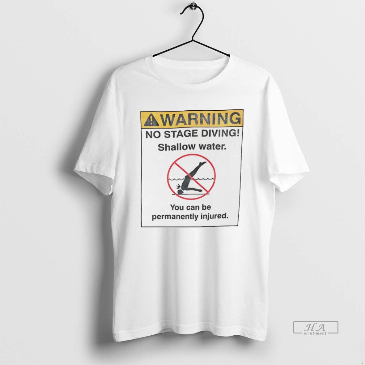 Official Warning No Stage Diving Shallow Water T-Shirts, Hoodie, Sweatshirt - T-Shirt, Sweatshirt, Hoodie
