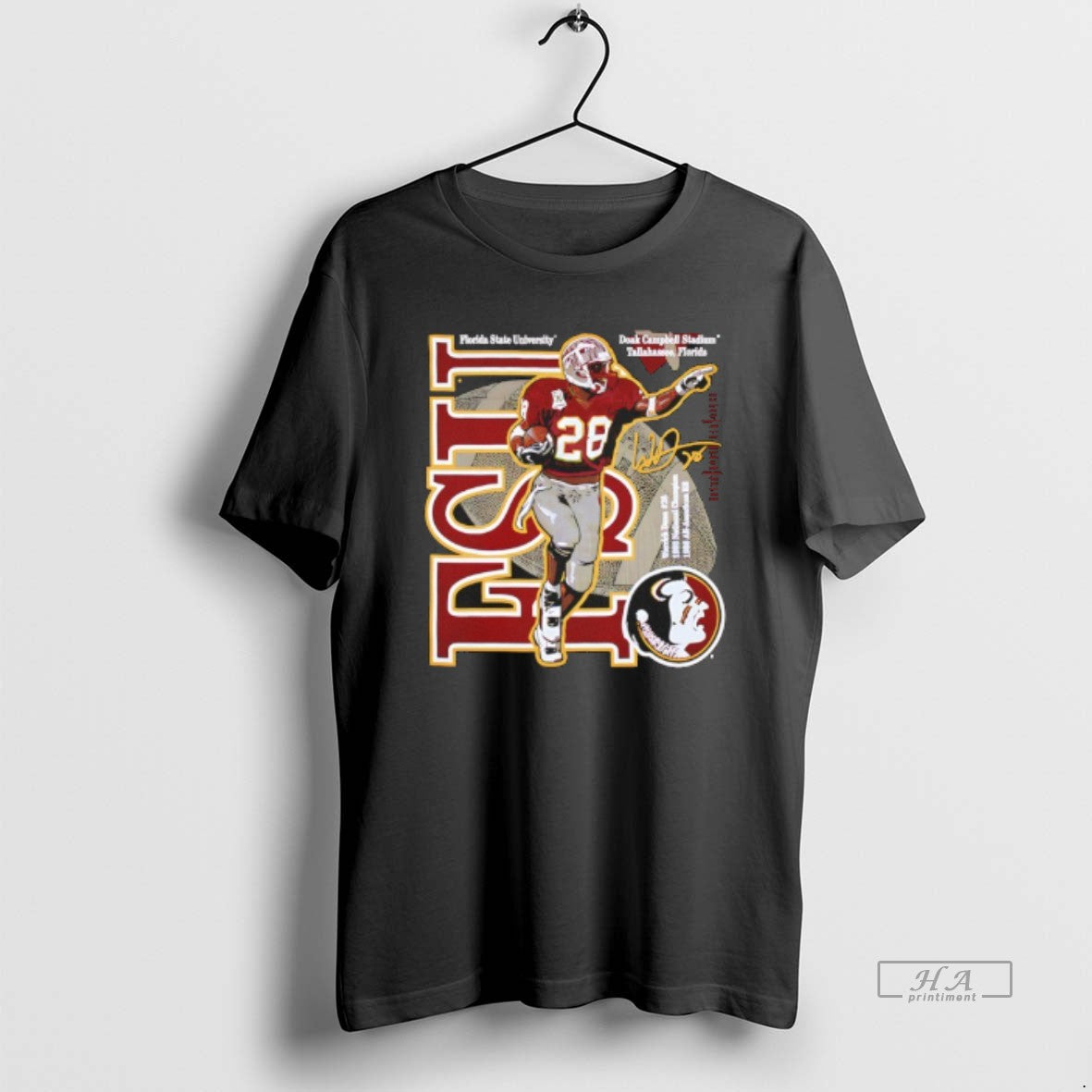 Official Warrick Dunn Fsu Seminoles No 28 Signature T-Shirts, Hoodie, Sweatshirt - T-Shirt, Sweatshirt, Hoodie