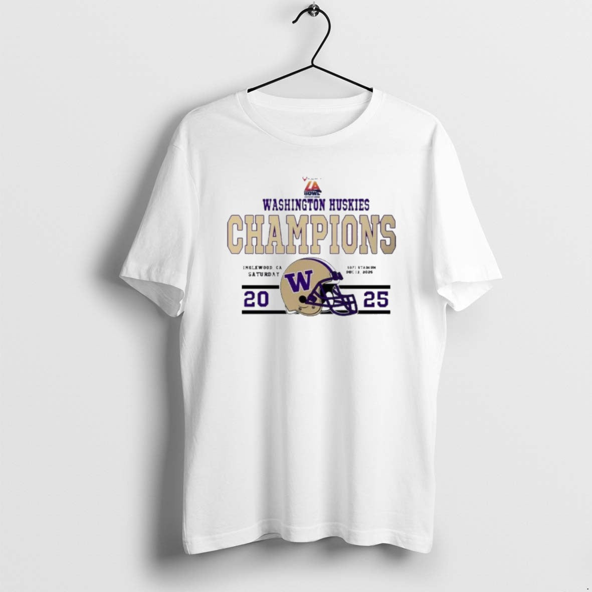 Official Washington Huskies Football Champions 2025 Bucked Up La Bowl Hosted T-Shirts, Hoodie, Sweatshirt - T-Shirt, Sweatshirt, Hoodie