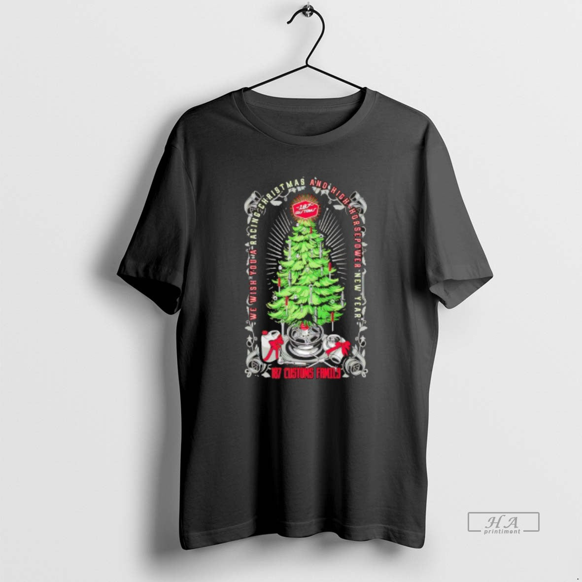 Official We Wish You Racing High Horsepower New Year 187 Customs Family T-Shirts, Hoodie, Sweatshirt - T-Shirt, Sweatshirt, Hoodie