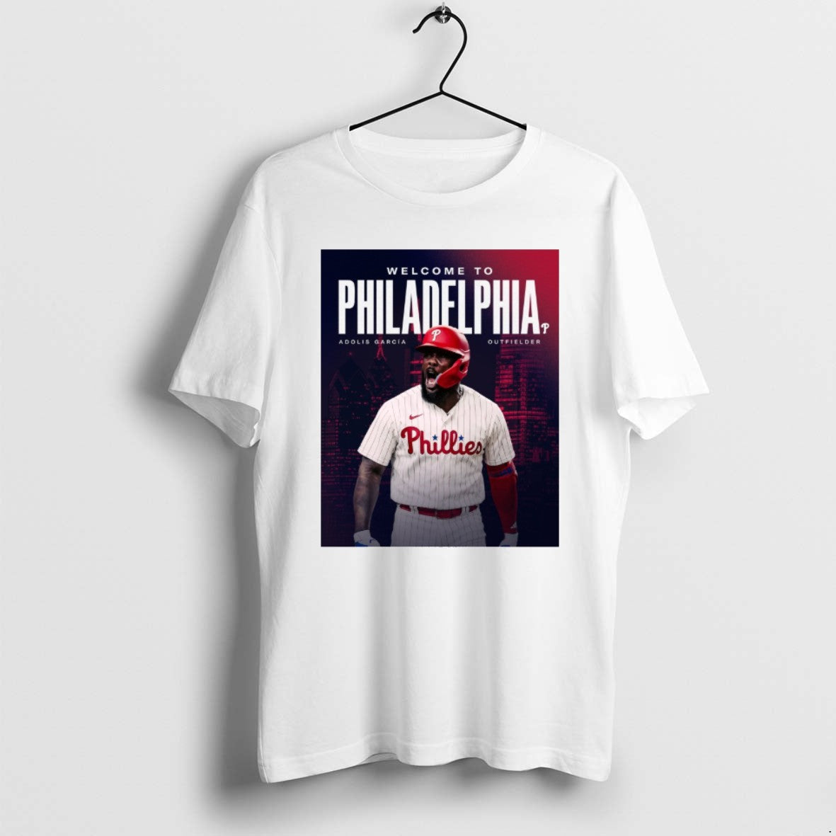 Official Welcome Philadelphia Phillies Adolis Garcia El Bombi Outfielder T-Shirts, Hoodie, Sweatshirt - T-Shirt, Sweatshirt, Hoodie