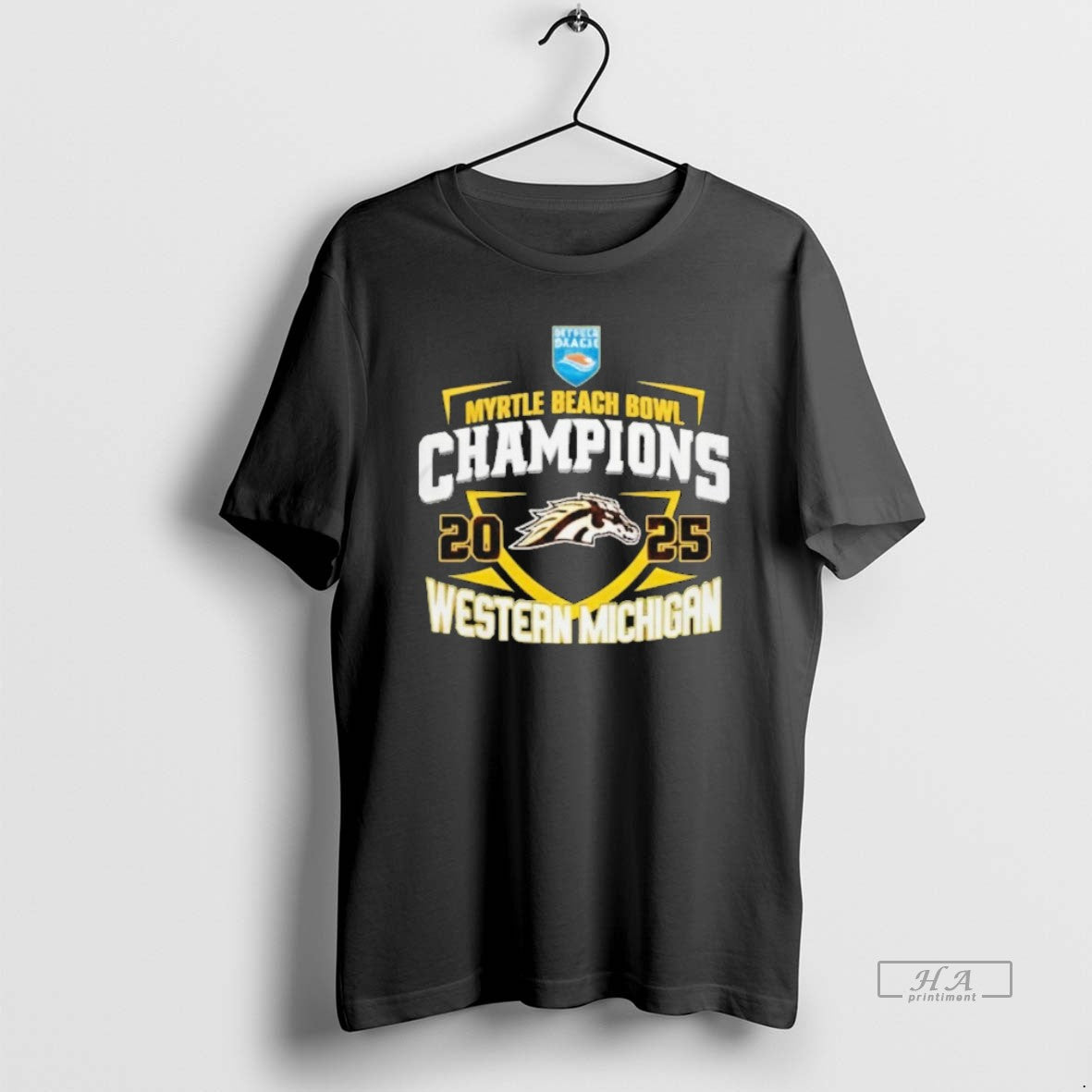Official Western Michigan Football 2025 Myrtle Beach Bowl Champions Logo T-Shirts, Hoodie, Sweatshirt - T-Shirt, Sweatshirt, Hoodie