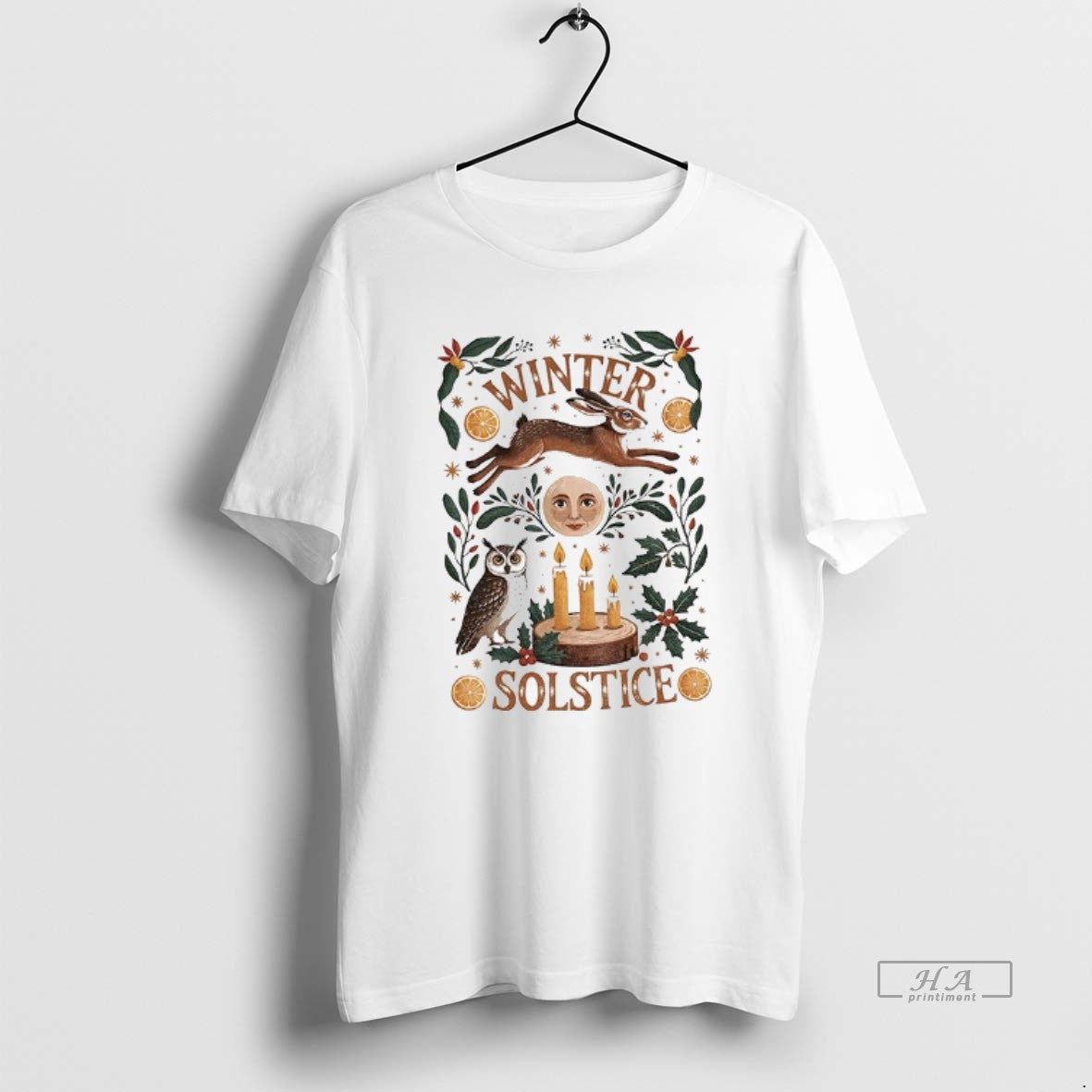 Official Winter Solstice Mystical Moon Rabbit Merry T-Shirts, Hoodie, Sweatshirt - T-Shirt, Sweatshirt, Hoodie