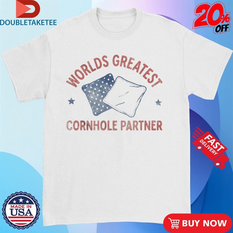 Worlds Greatest Cornhole Partner Shirts Unisex T-shirt, Sweatshirt, Hoodie, Long Sleeve Tee - T-Shirt, Sweatshirt, Hoodie
