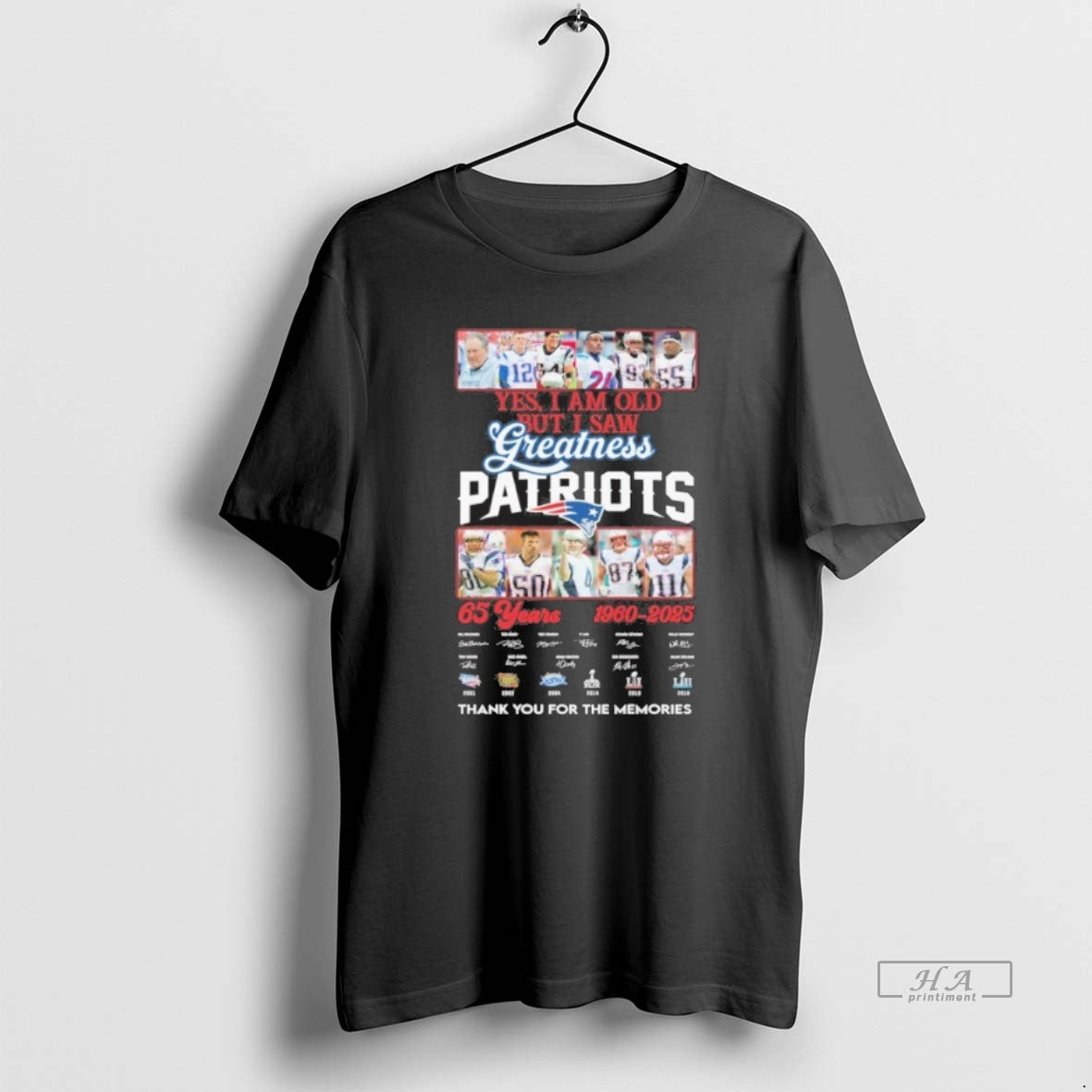 Official Yes I Am Old But I Saw Greatness Patriots 65 Years 1960 2025 Signature T-Shirts, Hoodie, Sweatshirt - T-Shirt, Sweatshirt, Hoodie