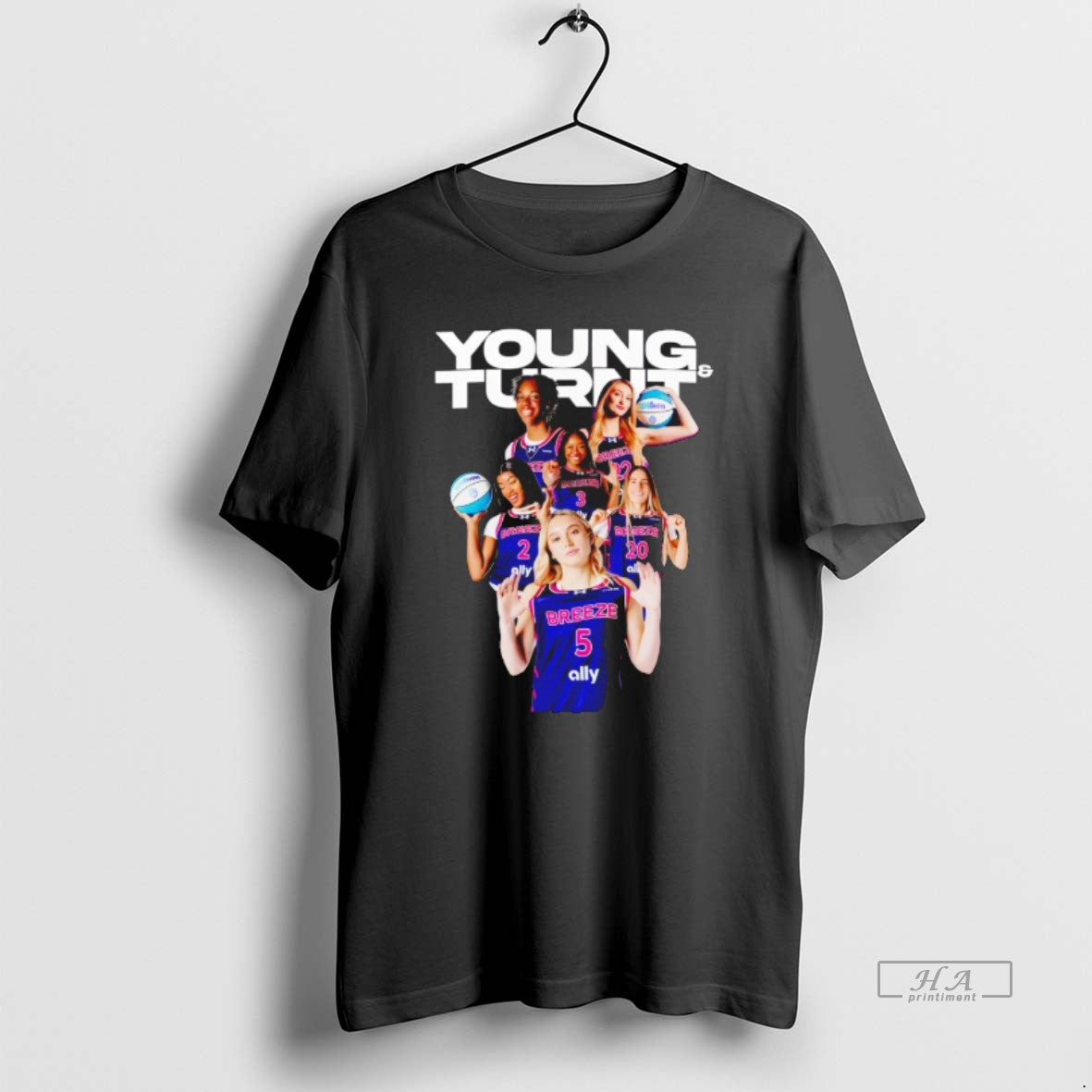 Official Young Turnt Breeze Basketball Unrivaled Sgg Hoops Paige Bueckers T-Shirts, Hoodie, Sweatshirt - T-Shirt, Sweatshirt, Hoodie