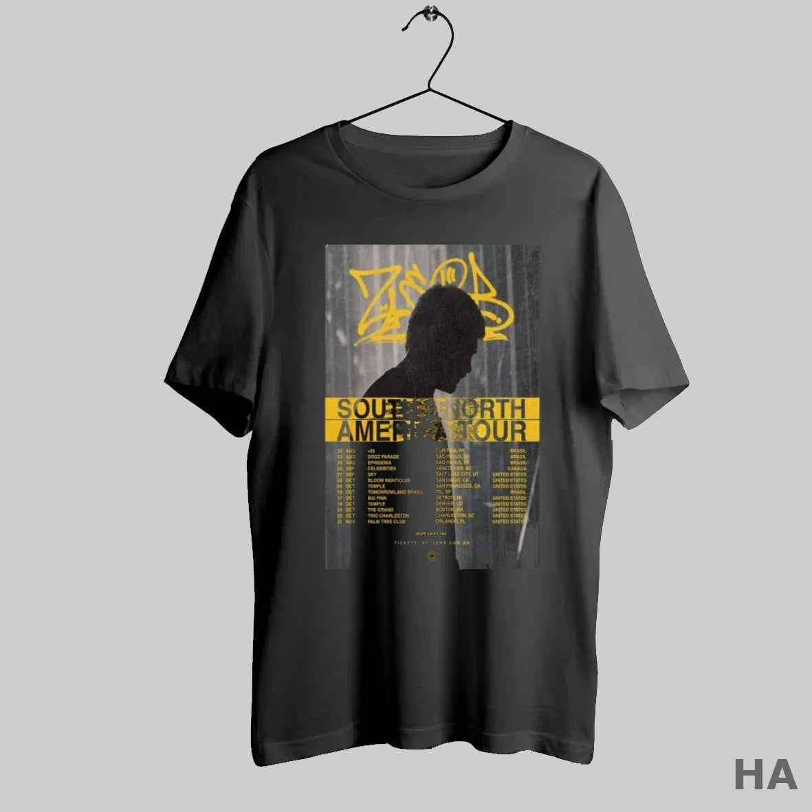 Official Zerb South 2 North America Fall Tour 2025 Dates T-Shirts, Hoodie, Sweatshirt - T-Shirt, Sweatshirt, Hoodie