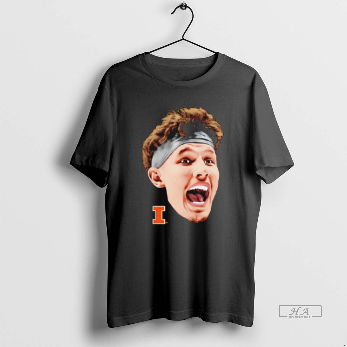 Official Zvonimir Ivisic Llinois Fighting Illini Portrait Big Head T-Shirts, Hoodie, Sweatshirt - T-Shirt, Sweatshirt, Hoodie