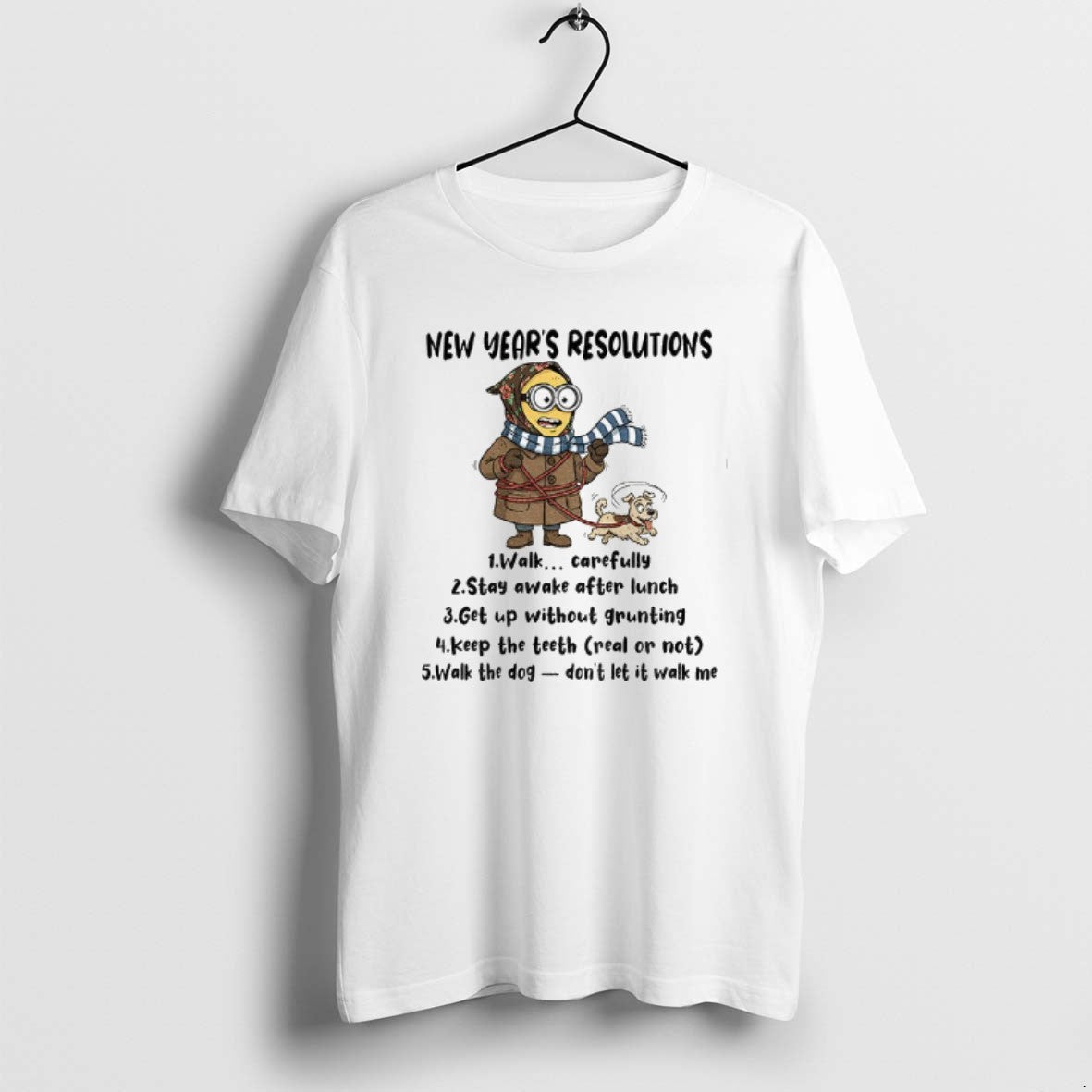 Official New Years Resolutions Walk Carefully Stay Awake After Lunch Get Up Without Grunting T-Shirts, Hoodie, Sweatshirt - T-Shirt, Sweatshirt, Hoodie