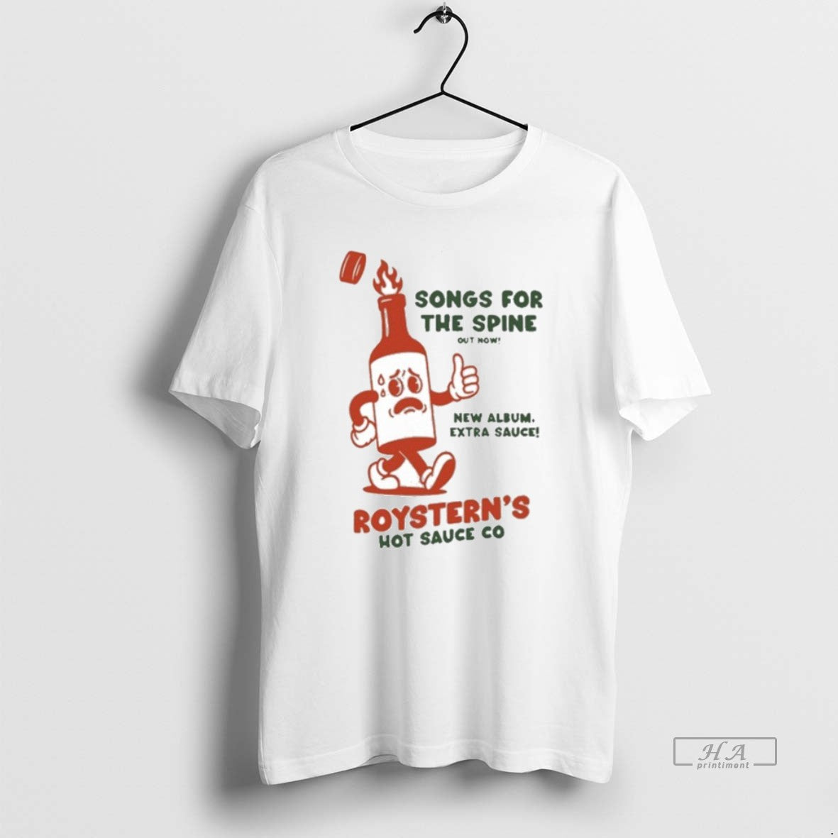 Official Song Spine New Album Extra Sauce Roysterns Hot Sauce Co T-Shirts, Hoodie, Sweatshirt - T-Shirt, Sweatshirt, Hoodie