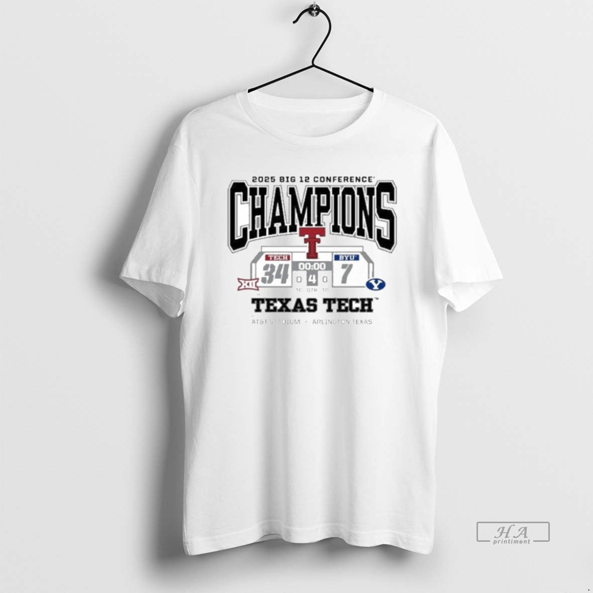 Official Texas Tech Red Raiders Vs Byu Cougars 2025 Big 12 Champions Score T-Shirts, Hoodie, Sweatshirt - T-Shirt, Sweatshirt, Hoodie