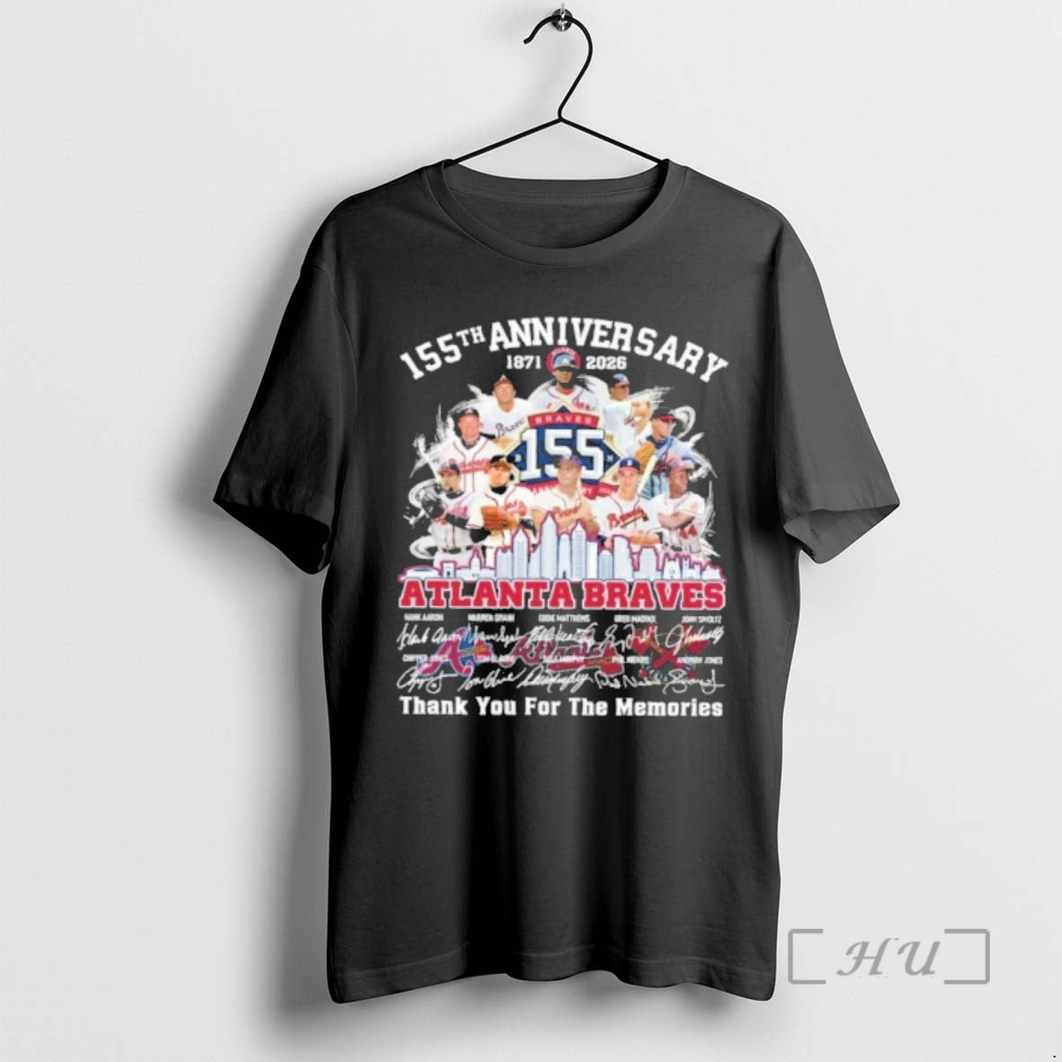 Officials 155th Anniversary 1871 2026 Team Player Atlanta Braves Signature Thank You Memories T-Shirts, Hoodie, Sweatshirt - T-Shirt, Sweatshirt, Hoodie