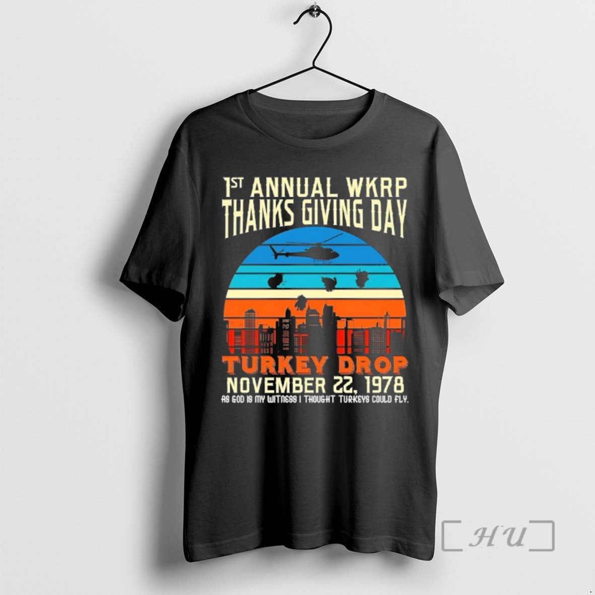 Officials 1st Annual Wkrp Thanks Giving Day Turkey Drop Vintage T-Shirts, Hoodie, Sweatshirt - T-Shirt, Sweatshirt, Hoodie