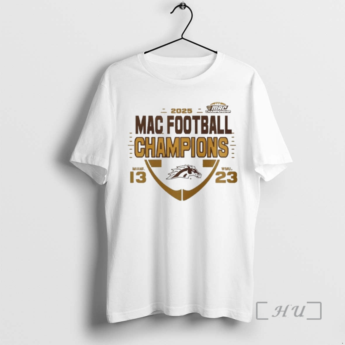 Officials 2025 Mac Football Champions Miami 13 Wmu 23 Logo T-Shirts, Hoodie, Sweatshirt - T-Shirt, Sweatshirt, Hoodie