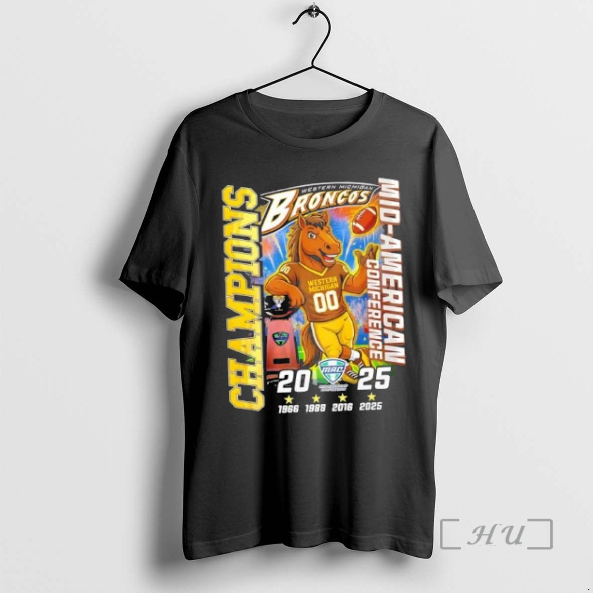 Officials 2025 Mid American Conference Western Michigan Broncos Champions T-Shirts, Hoodie, Sweatshirt - T-Shirt, Sweatshirt, Hoodie