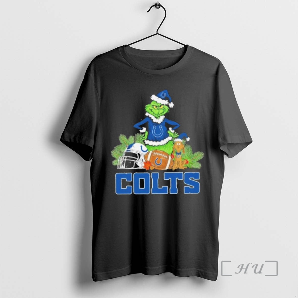 Officials 2025 Santa Grinch X Dog Ball Merry Colts Logo T-Shirts, Hoodie, Sweatshirt - T-Shirt, Sweatshirt, Hoodie