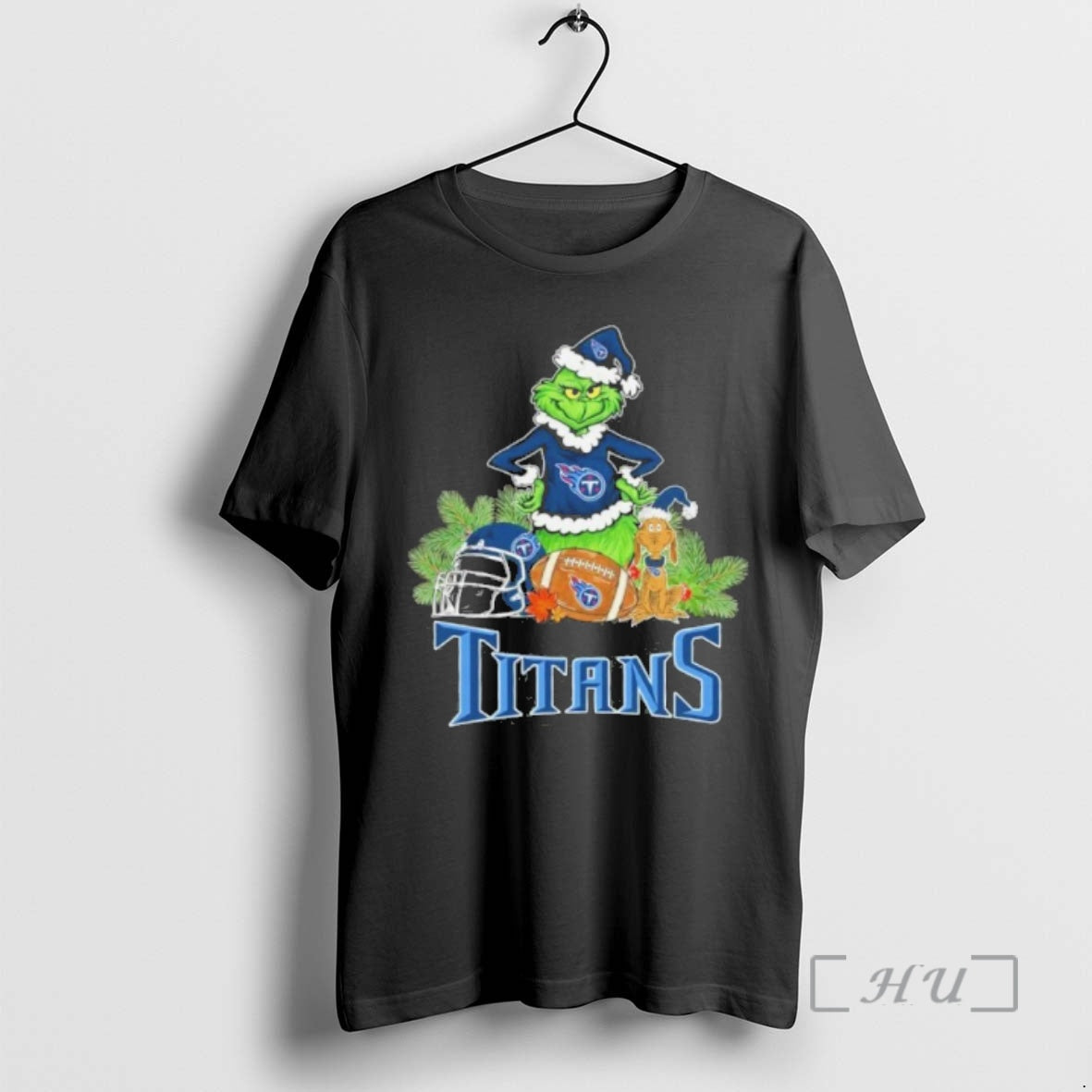 Officials 2025 Santa Grinch X Dog Ball Merry Titans Logo T-Shirts, Hoodie, Sweatshirt - T-Shirt, Sweatshirt, Hoodie