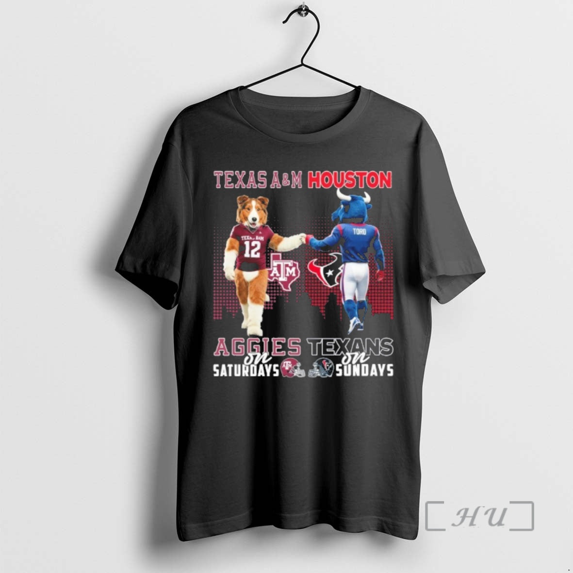 Officials Aggies Vs Texans Mascot Saturdays Sundays T-Shirts, Hoodie, Sweatshirt - T-Shirt, Sweatshirt, Hoodie