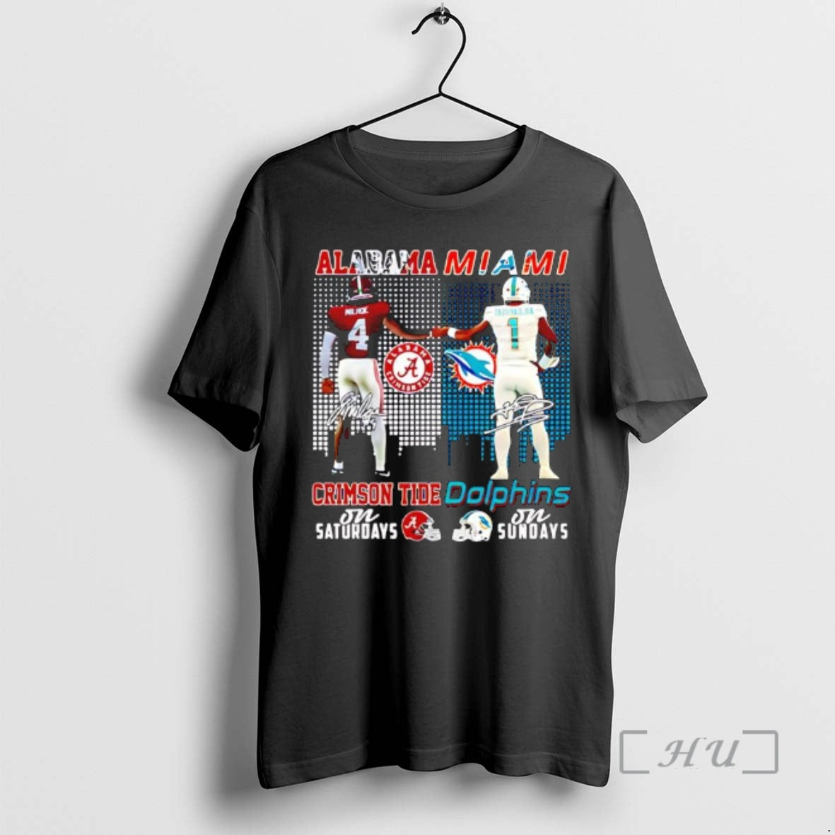 Officials Alabama Miami Players First Bump Signature T-Shirts, Hoodie, Sweatshirt - T-Shirt, Sweatshirt, Hoodie
