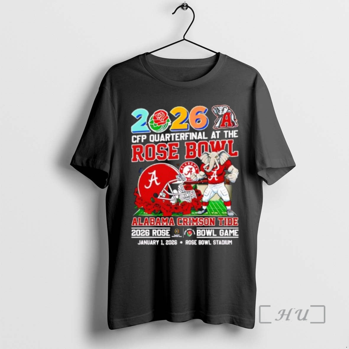 Officials Alabama Rose Bowl 2026 Cfp Quaterfinal T-Shirts, Hoodie, Sweatshirt - T-Shirt, Sweatshirt, Hoodie
