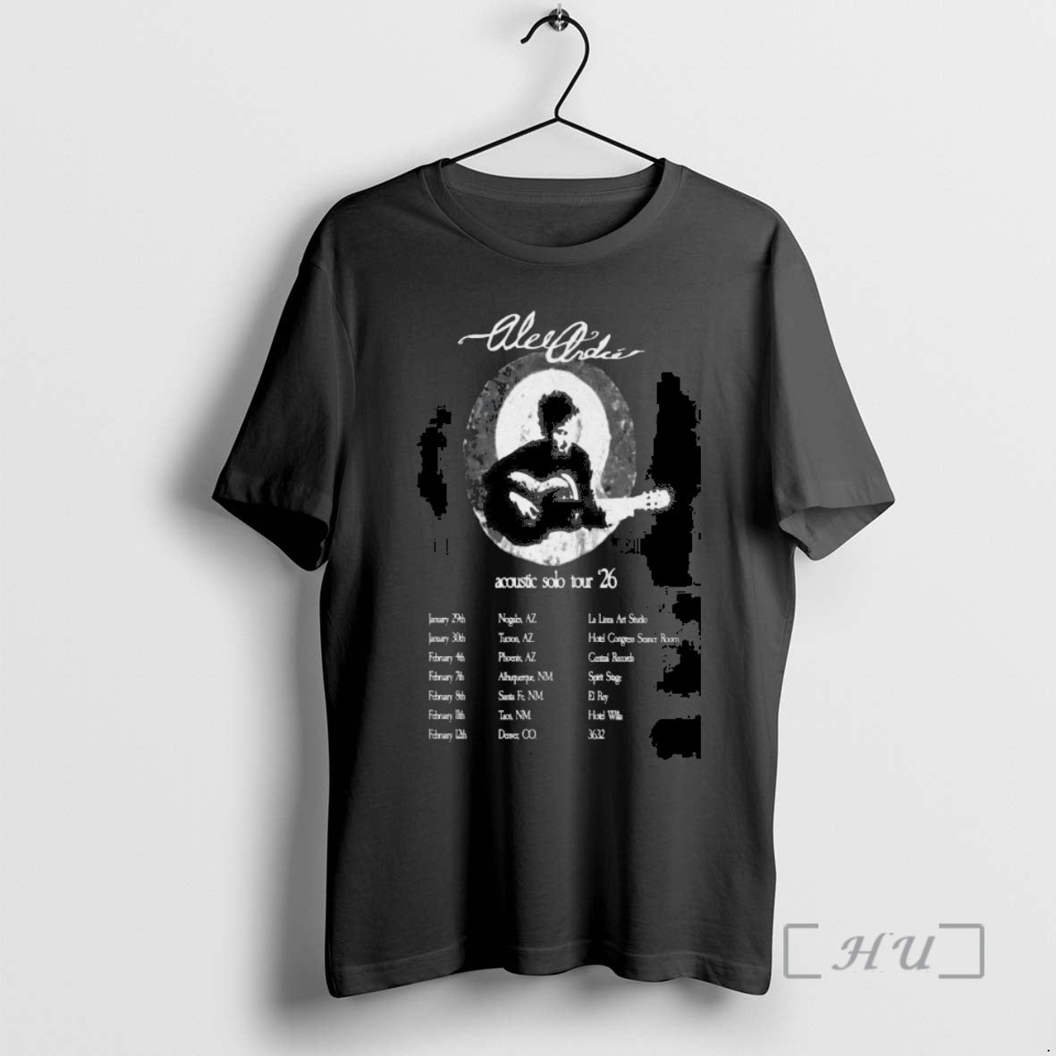 Officials Alec Andre Ruvalcaba Acoustic Solo Tour 2026 T-Shirts, Hoodie, Sweatshirt - T-Shirt, Sweatshirt, Hoodie