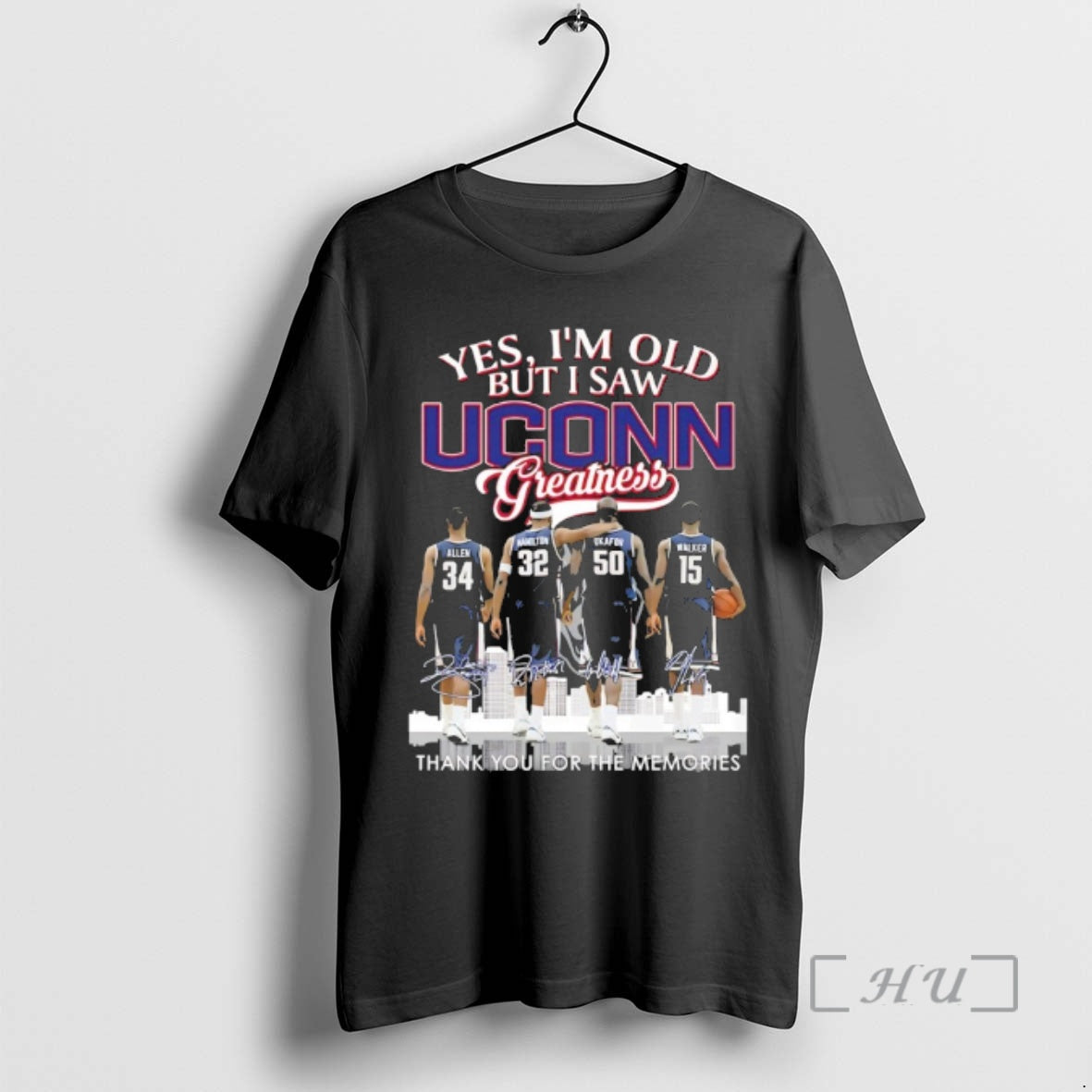 Officials Allen Legends Yes Im Old But I Saw Uconn Huskies Greatness Skyline Signatures T-Shirts, Hoodie, Sweatshirt - T-Shirt, Sweatshirt, Hoodie