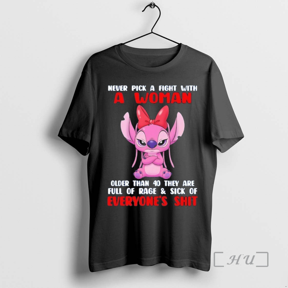 Officials Angel Never Pick Fight Woman Older Than 40 They Are Full T-Shirts, Hoodie, Sweatshirt - T-Shirt, Sweatshirt, Hoodie
