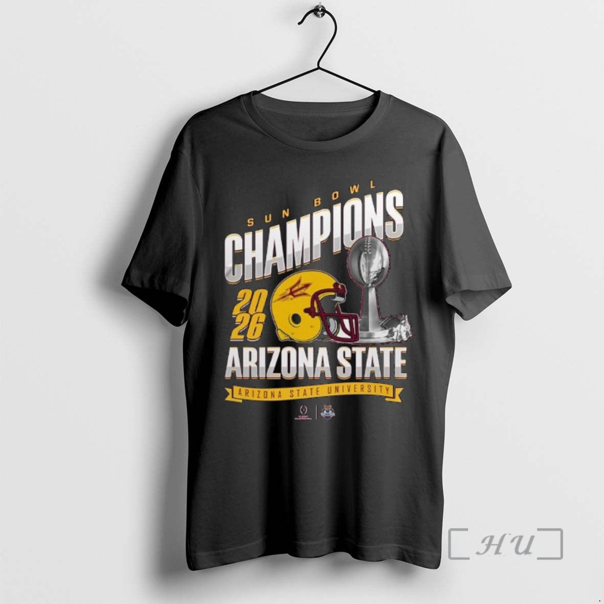 Officials Arizona State Sun Devils Sun Bowl Champions Trophy 2026 T-Shirts, Hoodie, Sweatshirt - T-Shirt, Sweatshirt, Hoodie