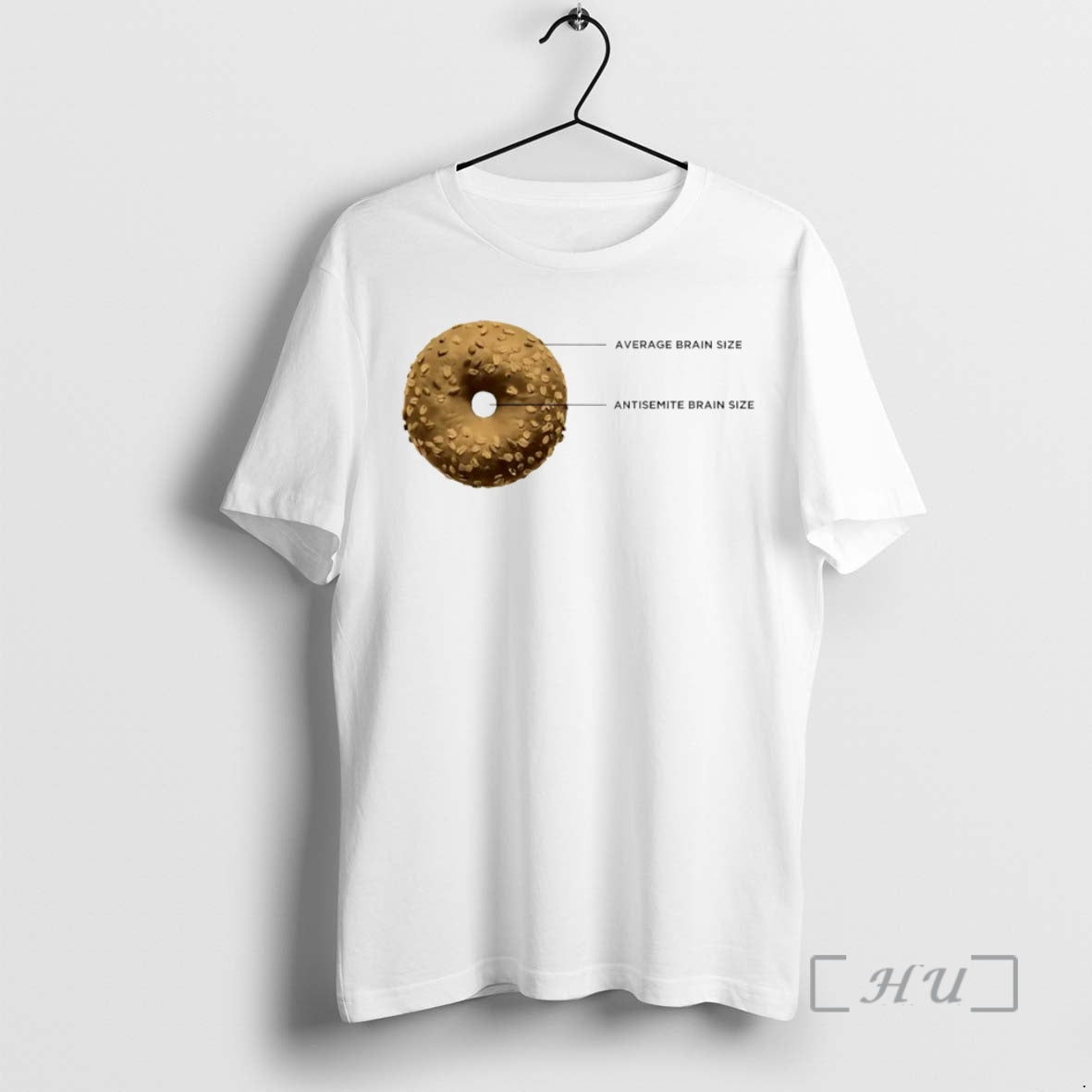 Officials Average Brain Size Antisemite Brain Size Bagel Brain Anti Semitism Circle T-Shirts, Hoodie, Sweatshirt - T-Shirt, Sweatshirt, Hoodie