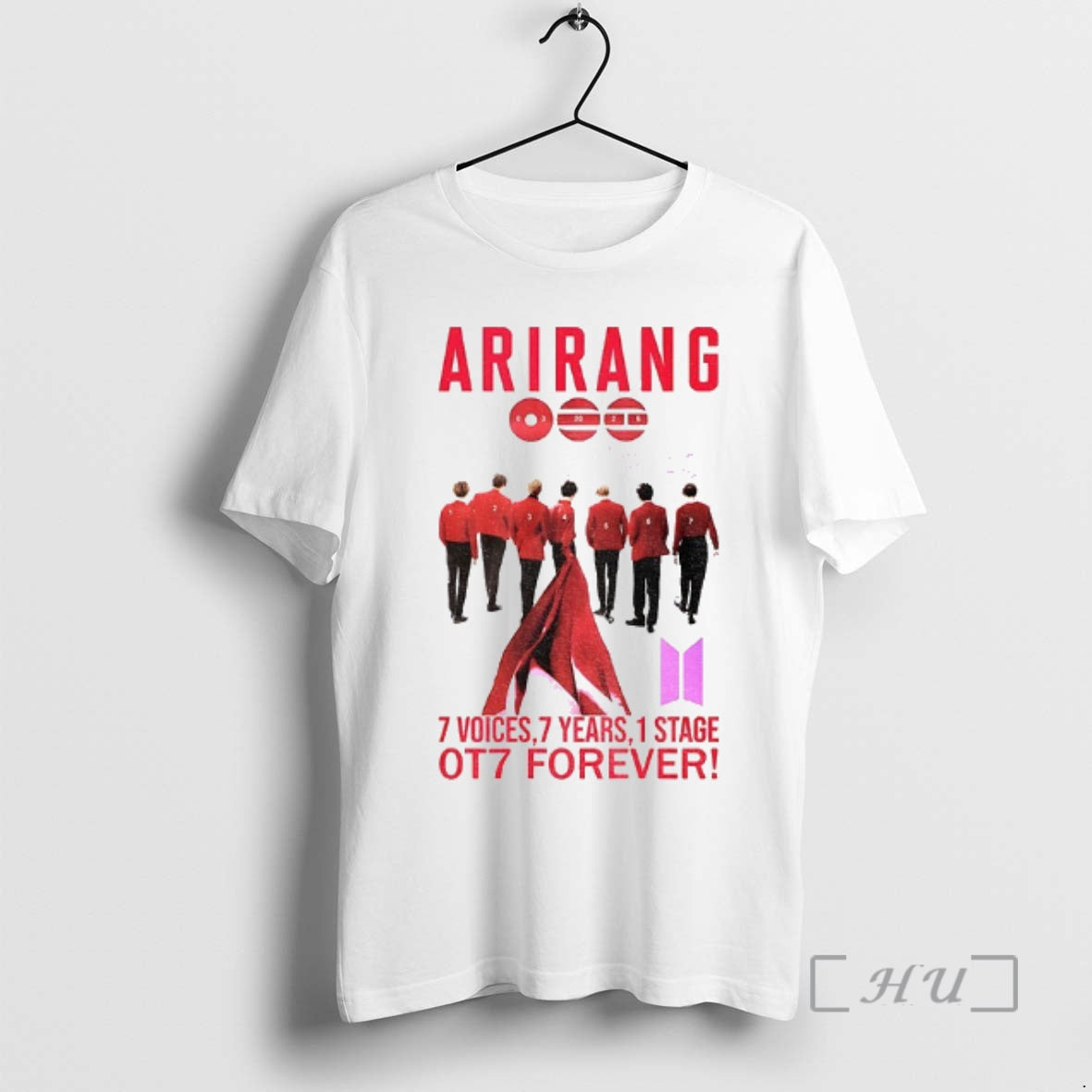 Officials Bts Arirang World Tour 2026 7 Voices 7 Years 1 Stage Ot7 Forever Signatures T-Shirts, Hoodie, Sweatshirt - T-Shirt, Sweatshirt, Hoodie