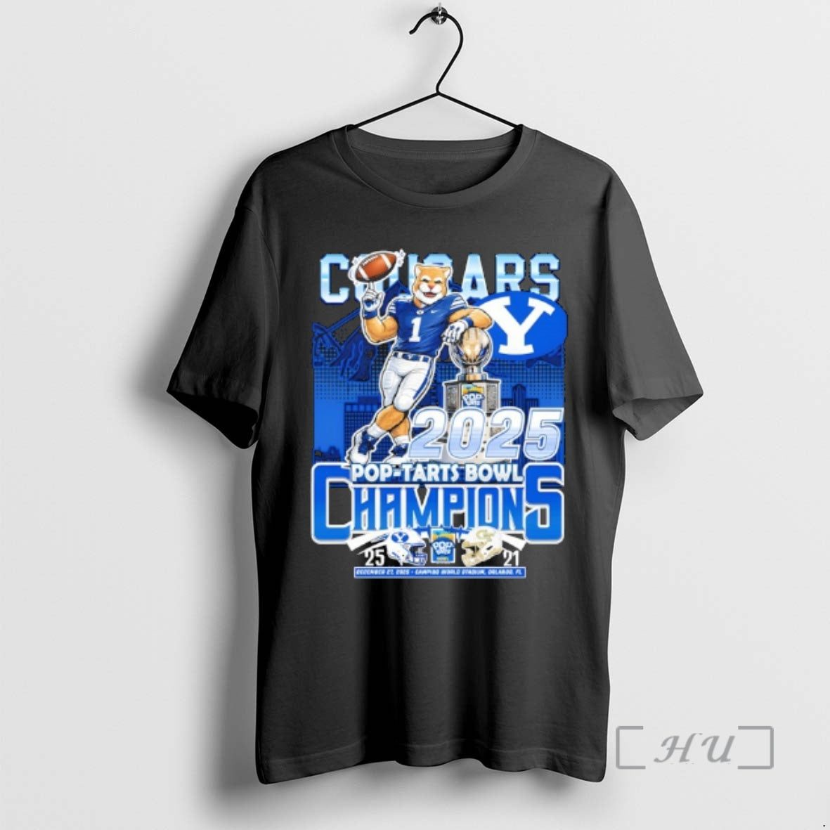 Officials Byu Cougars Beat Georgia Tech Yellow Jackets Football Champions Pop Tarts Bowl 2025 T-Shirts, Hoodie, Sweatshirt - T-Shirt, Sweatshirt, Hoodie