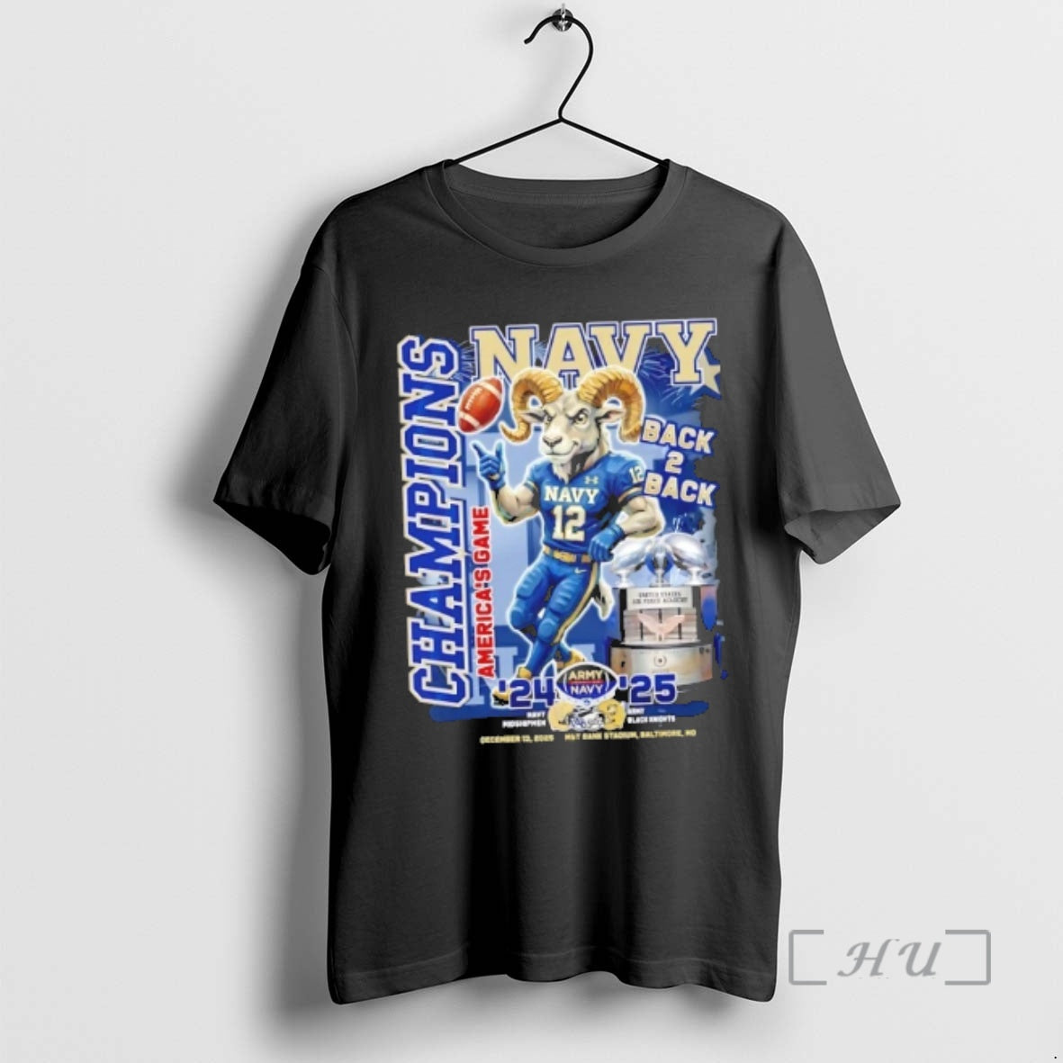 Officials Back 2 Back 2024 25 Americas Game Champions Navy Midshipmen Vs Army Black Knights T-Shirts, Hoodie, Sweatshirt - T-Shirt, Sweatshirt, Hoodie