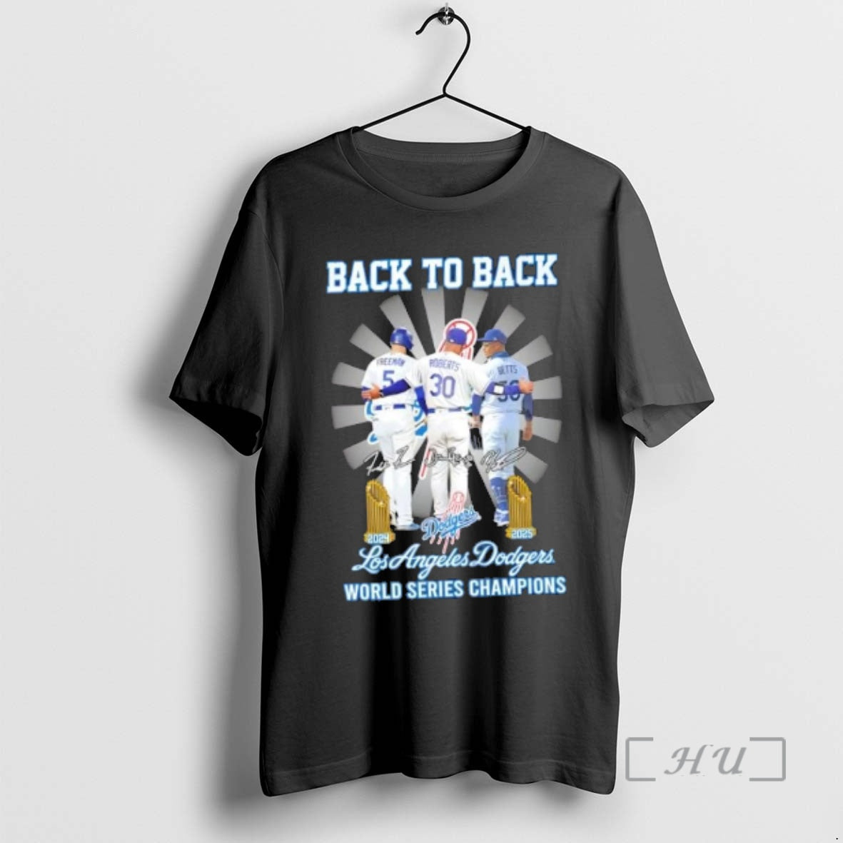 Officials Back Back Freeman Roberts Betts Los Angeles Dodgers World Champions Signatures T-Shirts, Hoodie, Sweatshirt - T-Shirt, Sweatshirt, Hoodie