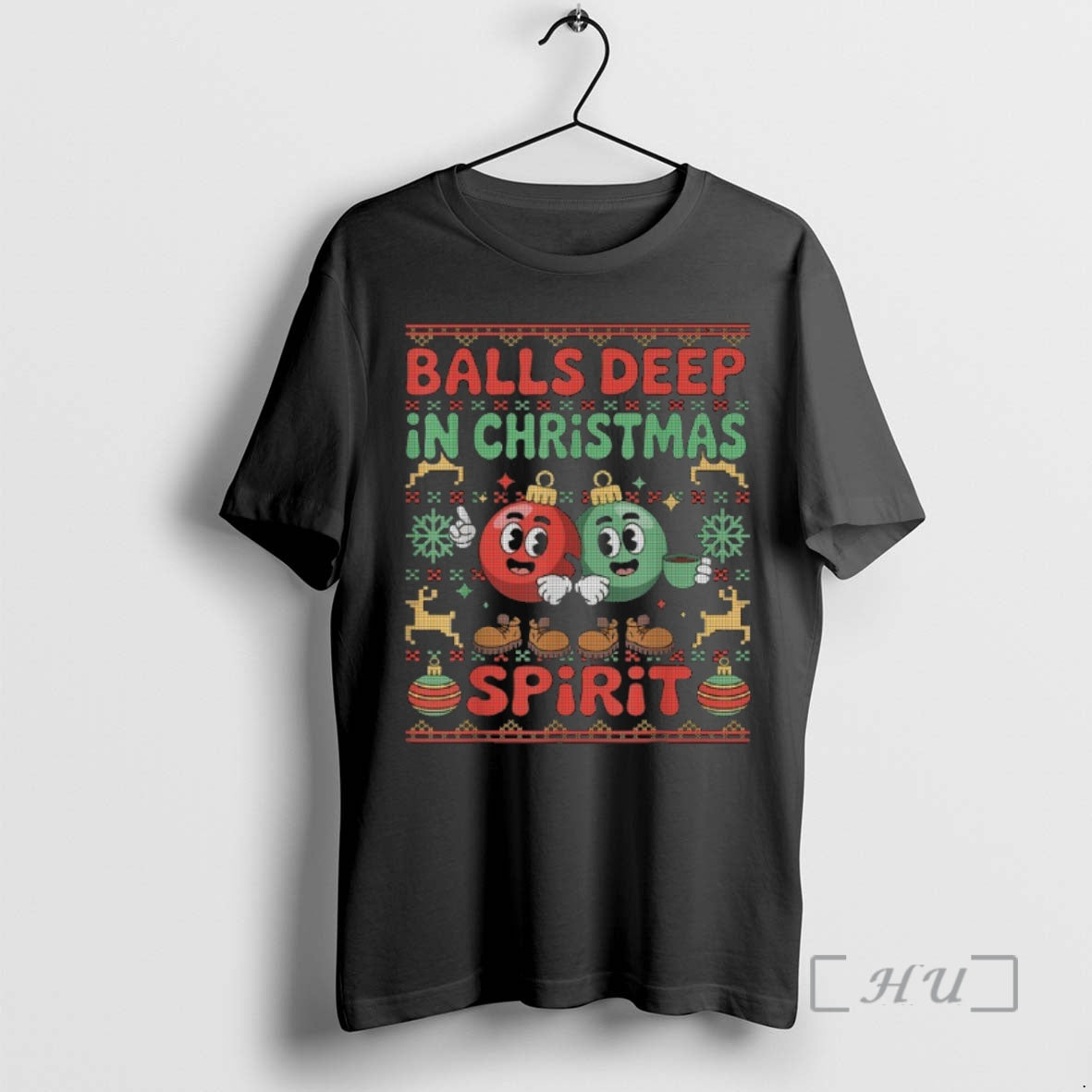 Officials Balls Deep Spirit Xmas Ugly T-Shirts, Hoodie, Sweatshirt - T-Shirt, Sweatshirt, Hoodie