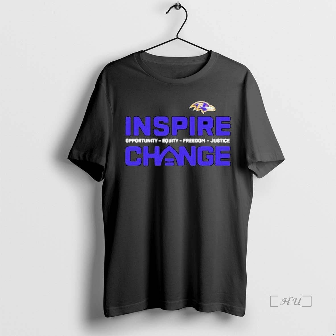Officials Baltimore Ravens Inspire Change Opportunity Equity Freedom Justice Ornaments T-Shirts, Hoodie, Sweatshirt - T-Shirt, Sweatshirt, Hoodie