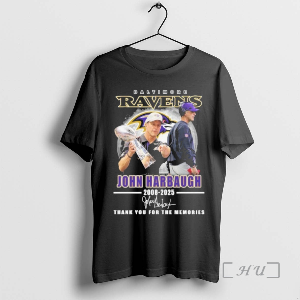 Officials Baltimore Ravens John Harbaugh 2008 2025 Thank You Coach T-Shirts, Hoodie, Sweatshirt - T-Shirt, Sweatshirt, Hoodie