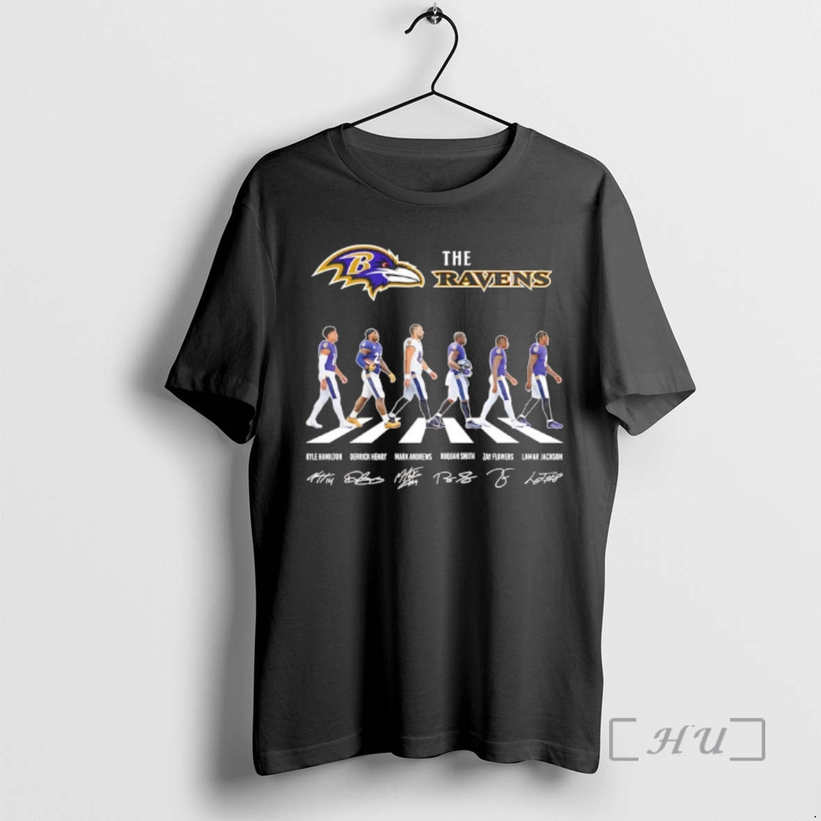 Officials Baltimore Ravens Players Walking Abbey Road Signatures T-Shirts, Hoodie, Sweatshirt - T-Shirt, Sweatshirt, Hoodie