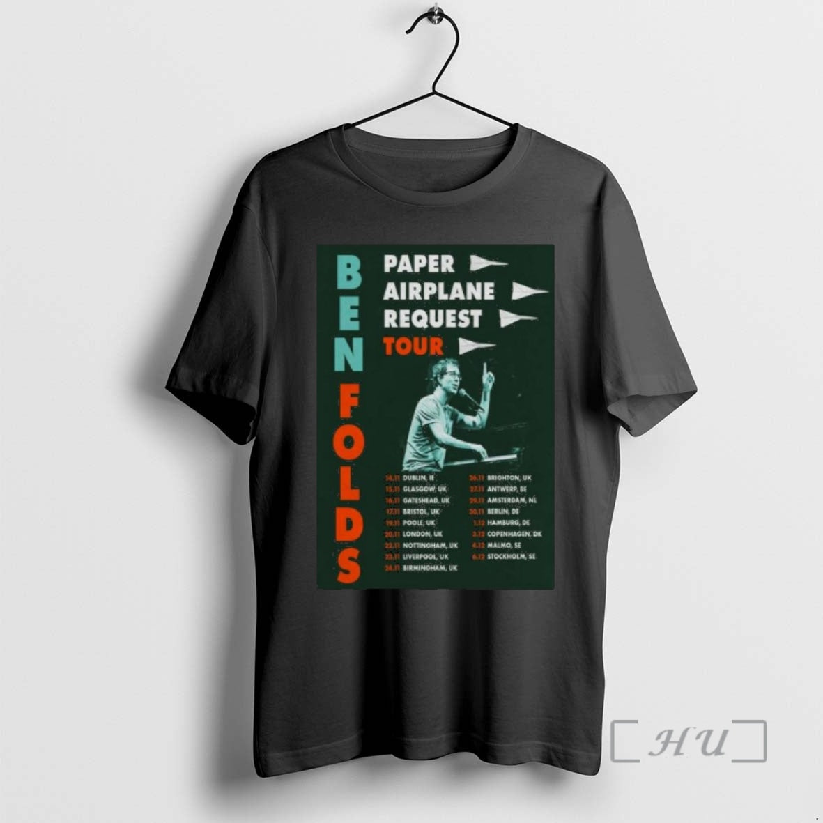 Officials Ben Folds Paper Airplane Request Tour 2025 T-Shirts, Hoodie, Sweatshirt - T-Shirt, Sweatshirt, Hoodie