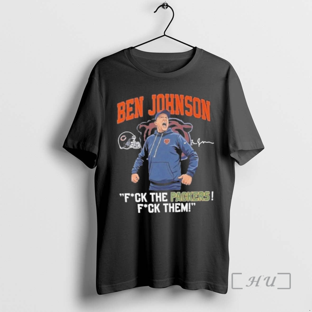 Officials Ben Johnson Fuck Packers Fuck Them Signature T-Shirts, Hoodie, Sweatshirt - T-Shirt, Sweatshirt, Hoodie