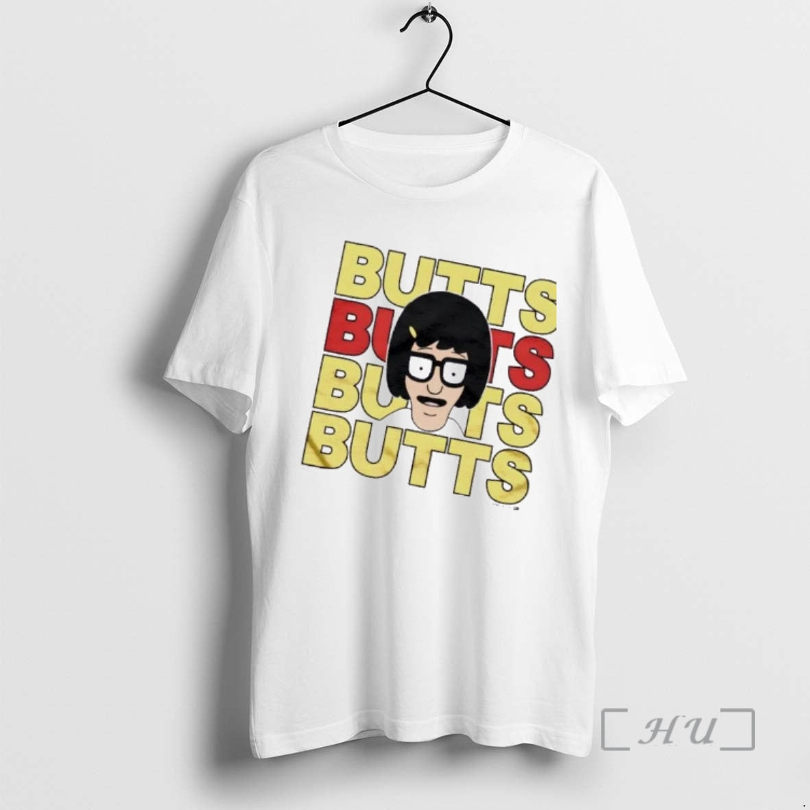 Officials Big Face Bobs Burgers Tina Butts Repeat Cartoon T-Shirts, Hoodie, Sweatshirt - T-Shirt, Sweatshirt, Hoodie